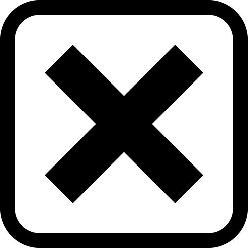 Cancel Icon Design vector
