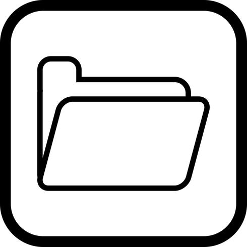 Diseño de icono de carpeta vector