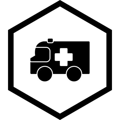 Ambulancia Icon Design vector