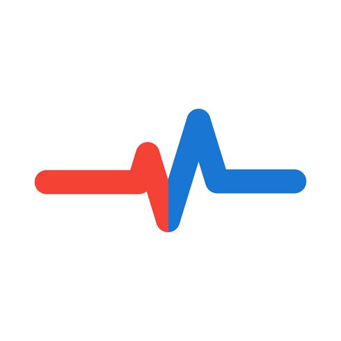 Pulse Rate Icon Design vector