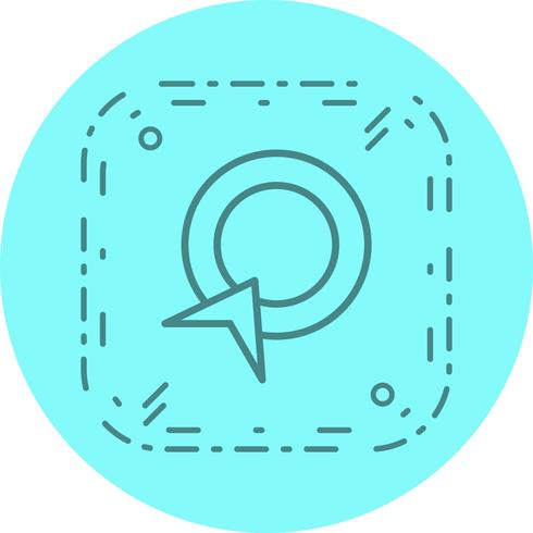 Diseño de iconos de pago por clic vector