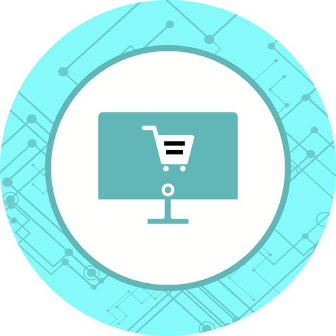 Online Shopping Icon Design vector