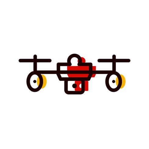 Drone Icon Design vector