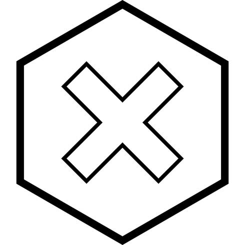 Cancel Icon Design vector