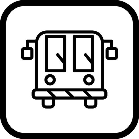 Airport Bus Icon Design vector