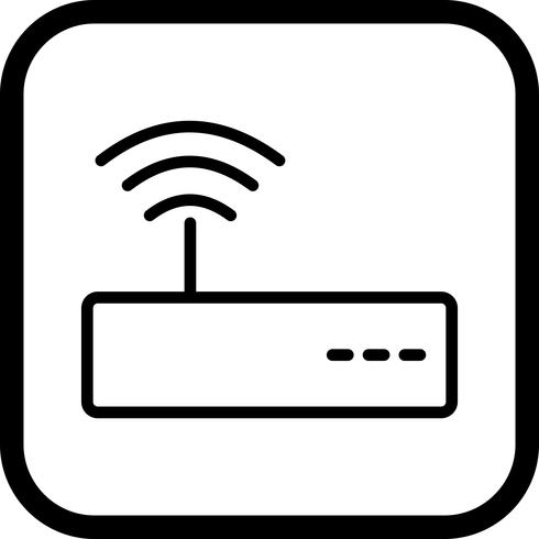 Diseño de icono de wifi vector