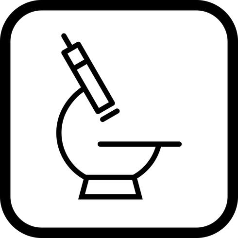 Diseño de iconos de microscopio vector