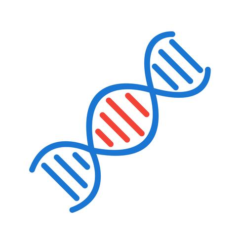 DNA Icon Design vector