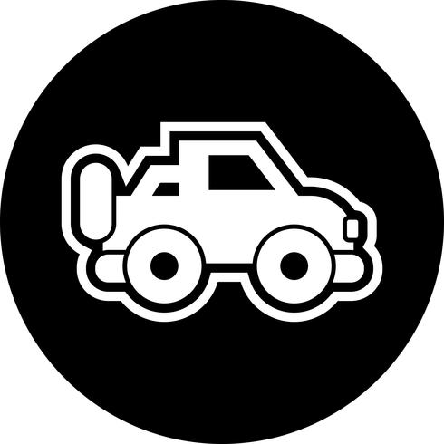 diseño de icono de jeep vector