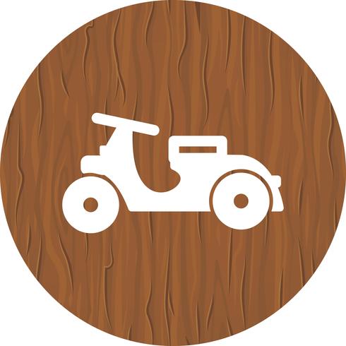 diseño de icono de vespa vector