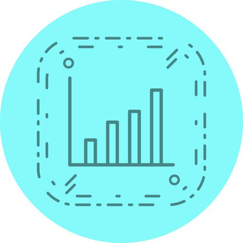 Diseño de iconos de estadísticas vector