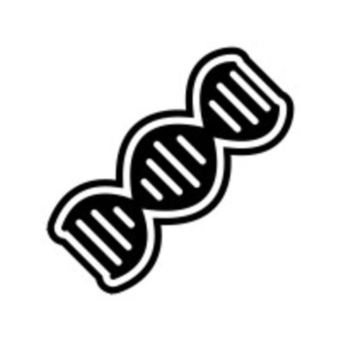 DNA Icon Design vector