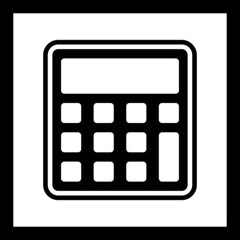 Diseño de iconos de calculadora vector