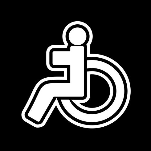  Handicapped Icon Design vector