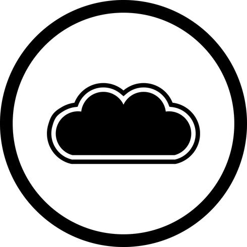 Diseño de iconos en la nube vector