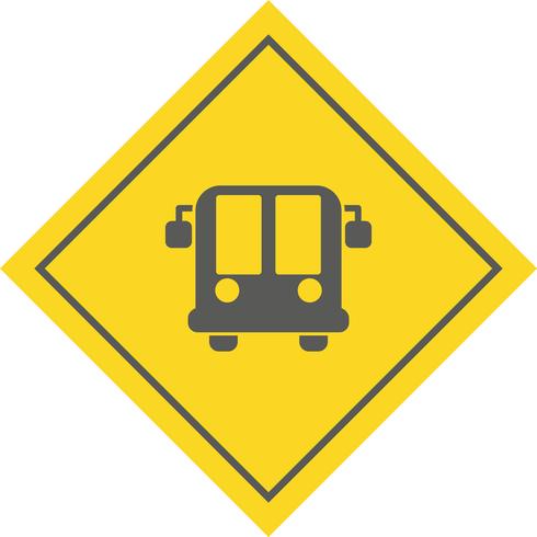 Airport Bus Icon Design vector