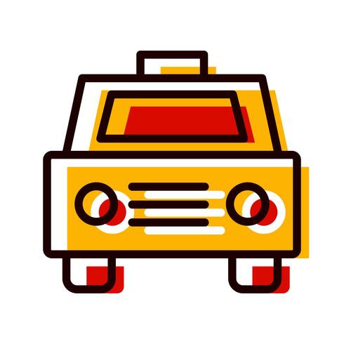 diseño de icono de taxi vector