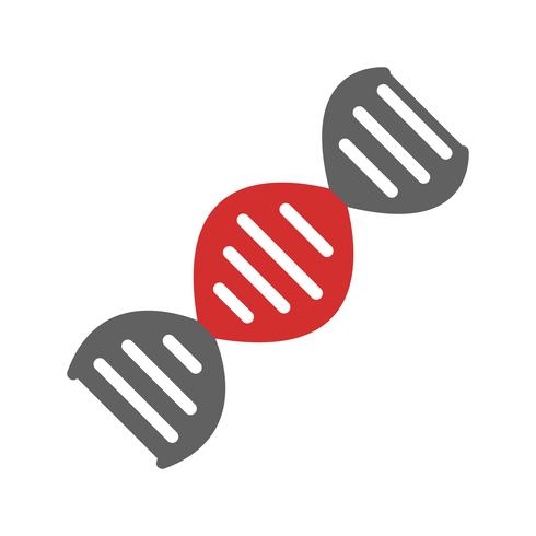 Diseño de icono de ADN vector