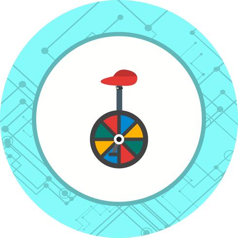 Diseño de iconos de monociclo vector