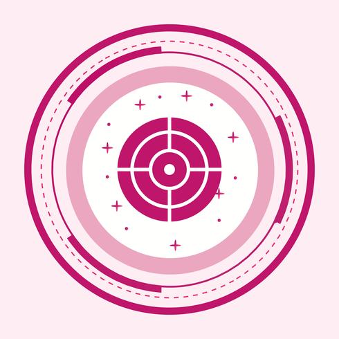 Target Icon Design vector