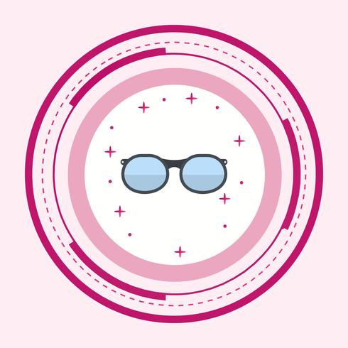 Gafas Icon Design vector