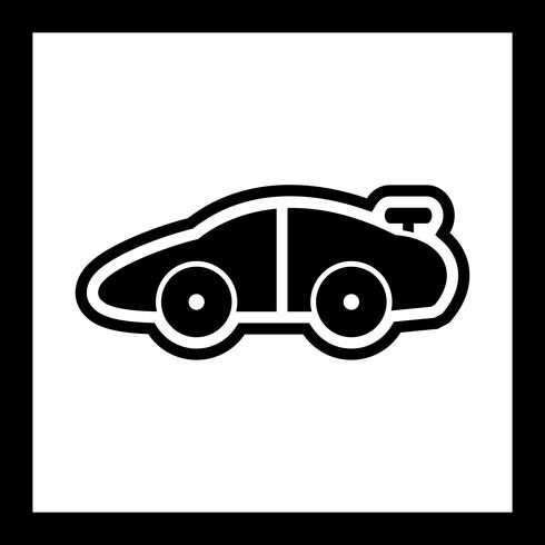 Diseño de icono de coche deportivo vector