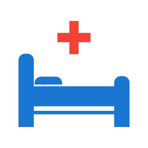 Bed Icon Design vector