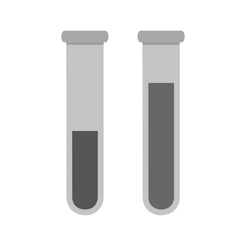 Test Tubes Icon Design vector