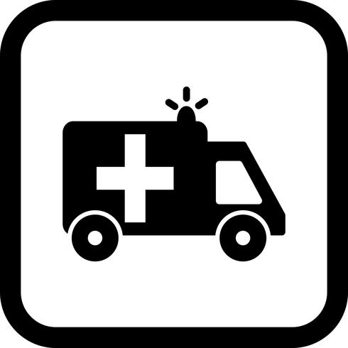 Ambulance Icon Design vector