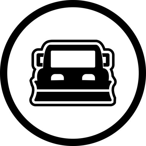 Snowplow Icon Design vector