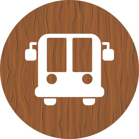 Diseño de ícono de autobús del aeropuerto vector