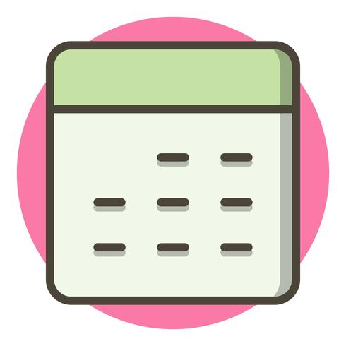 Diseño de icono de calendario vector