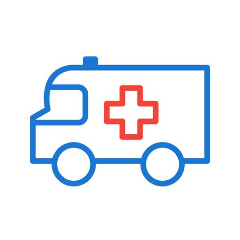 Ambulancia Icon Design vector