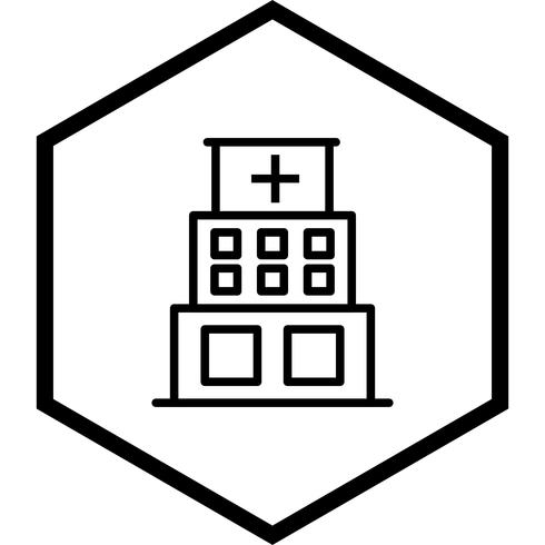 diseño de iconos de hospital vector