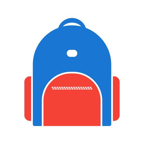 Bagpack Icon Design vector