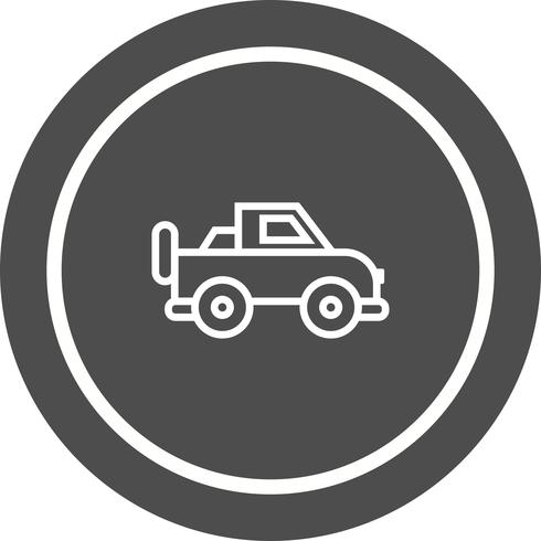 diseño de icono de jeep vector