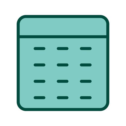 Diseño de iconos de calculadora vector