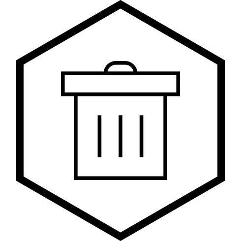 Diseño de iconos de basura vector