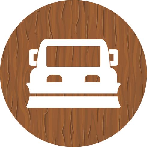 Snowplow Icon Design vector