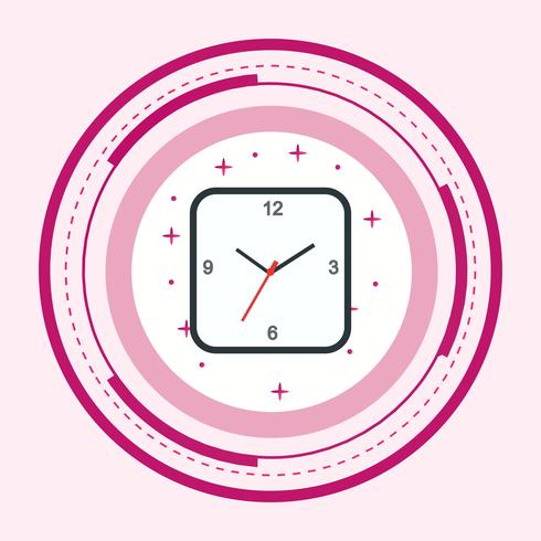 Clock Icon Design vector