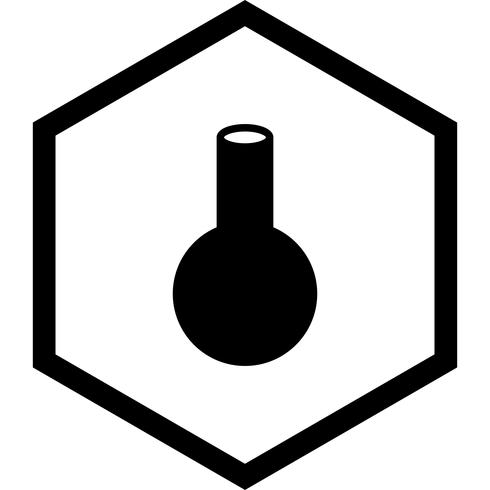 Flask Icon Design vector