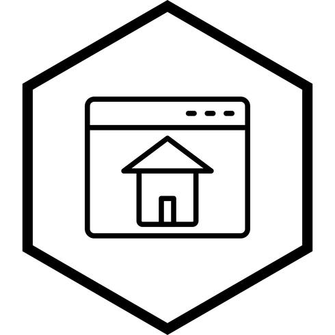 Homepage Icon Design vector