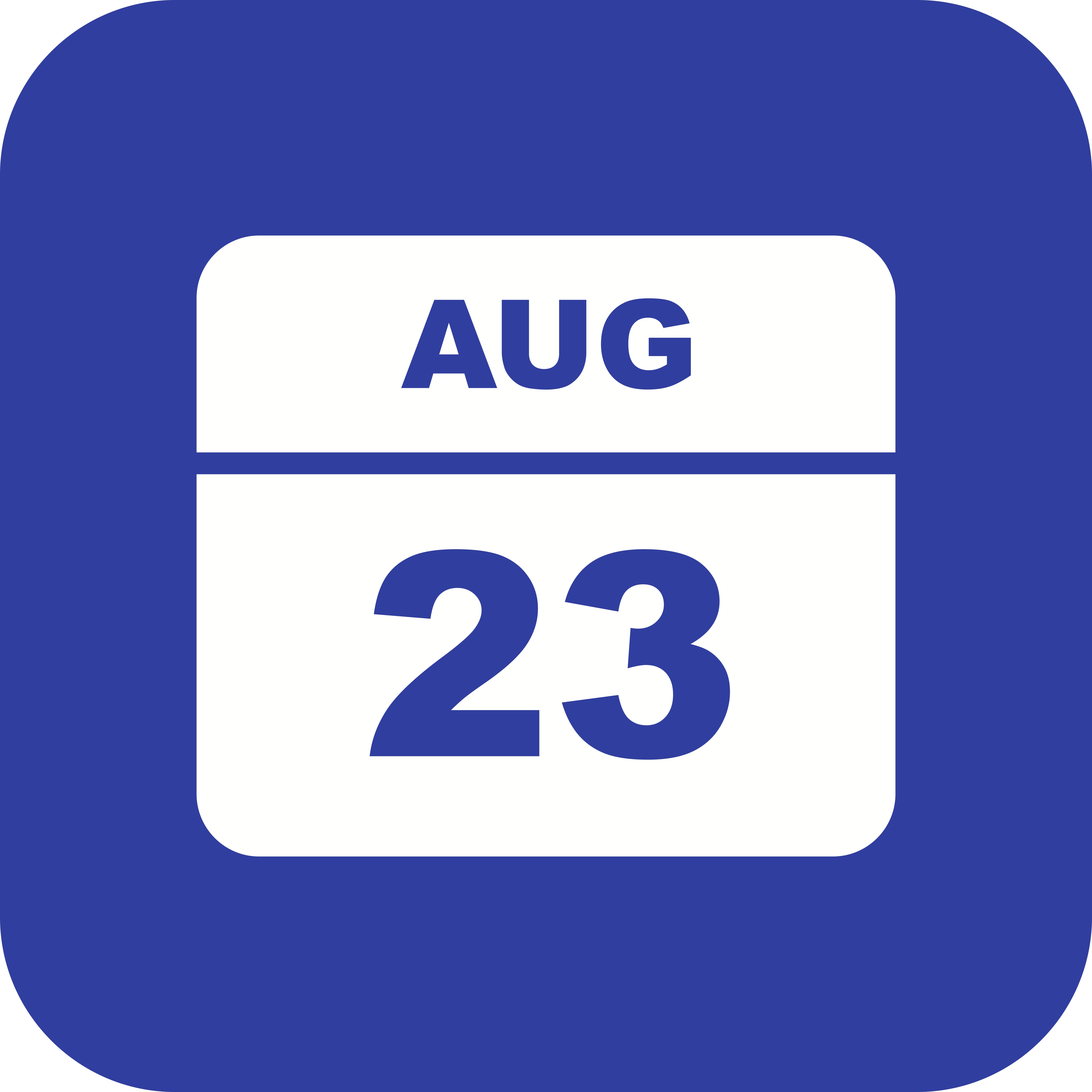 August 23rd Date on a Single Day Calendar 498196 Vector Art at Vecteezy