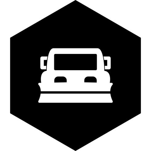 Snowplow Icon Design vector