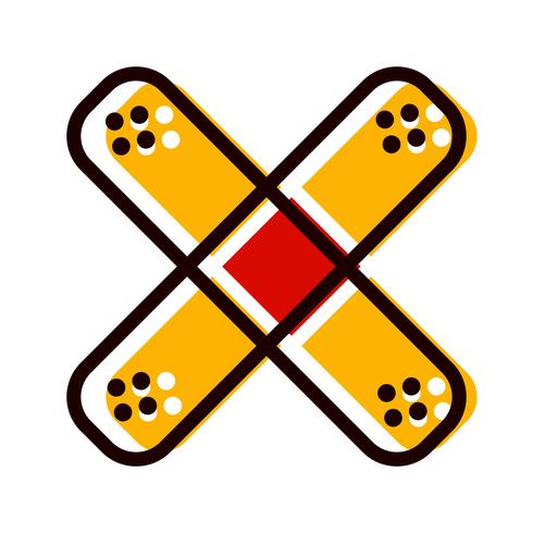 Band Aid Icon Design vector