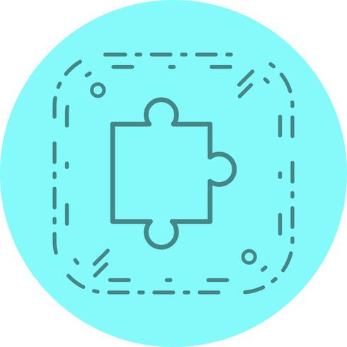 pieza de puzzle icono de diseño vector