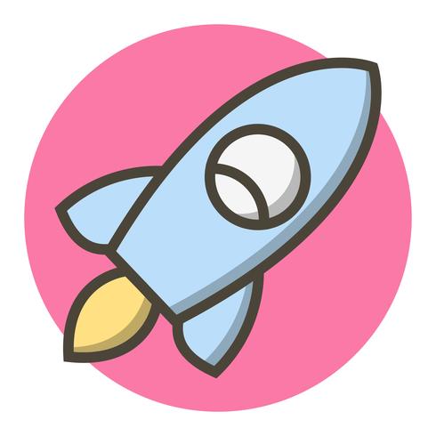diseño de icono de cohete vector