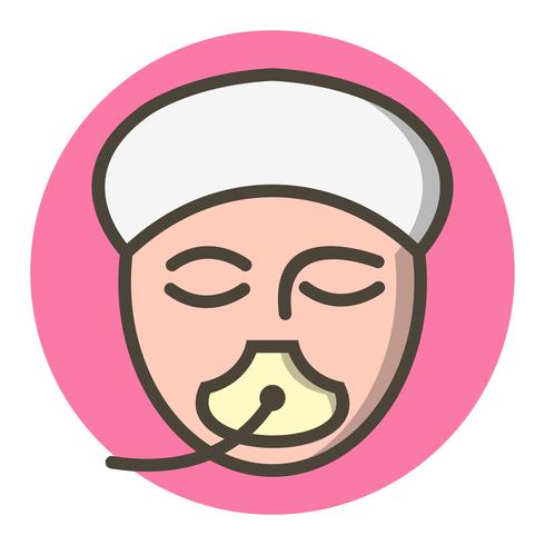 Anesthesia Icon Design vector