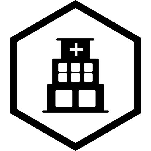 diseño de iconos de hospital vector