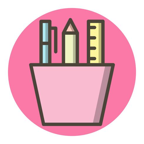 Stationery Icon Design vector